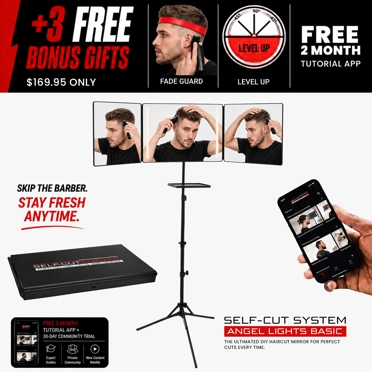 Self-Cut System Angel Lights Basic – DIY Grooming Kit