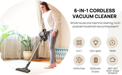 Cordless Stick Handheld Vacuum Cleaner